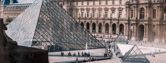 Louvre in Parijs, Frankrijk.