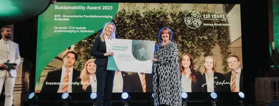 EFR wint Sustainability Award 2023 tijdens Opening Academisch Jaar 2023-2024