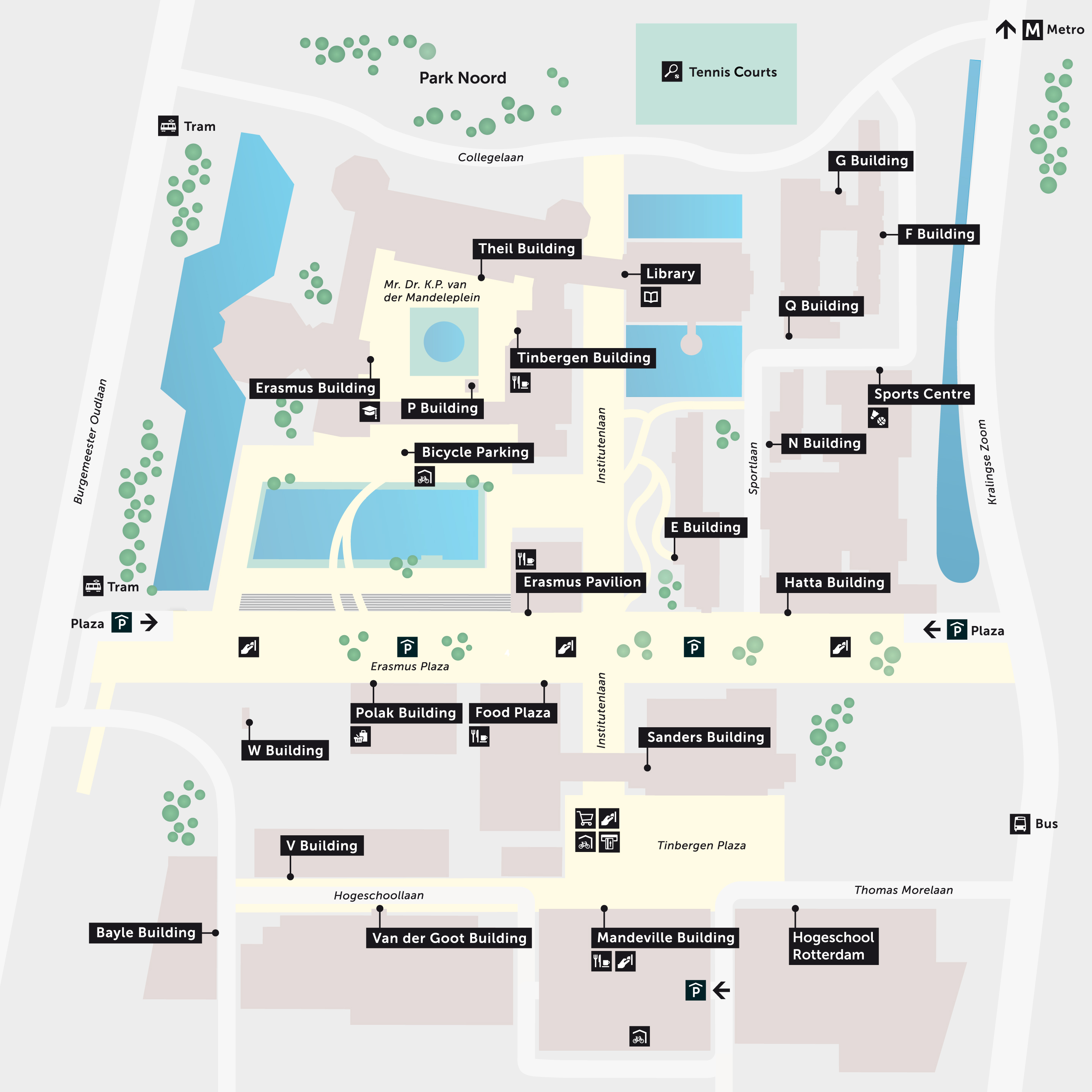 Campus Woudestein Map
