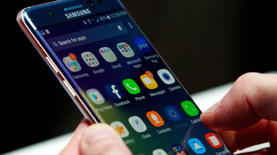 Telefoon met apps