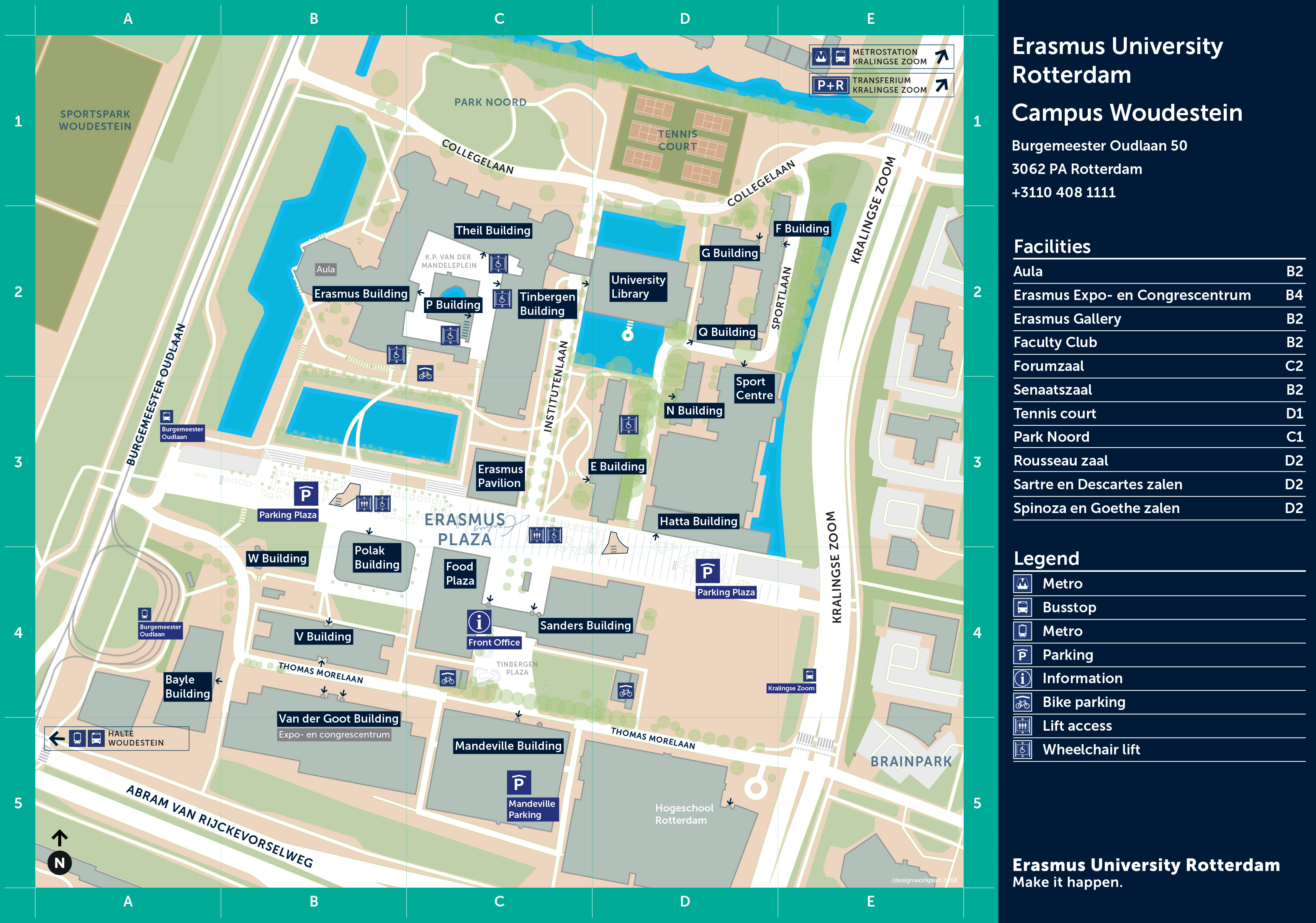 Map Campus Woudestein