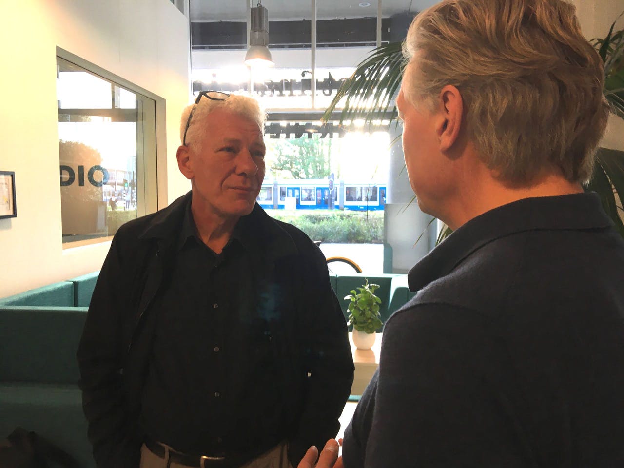 Roland Bal in BNR studio