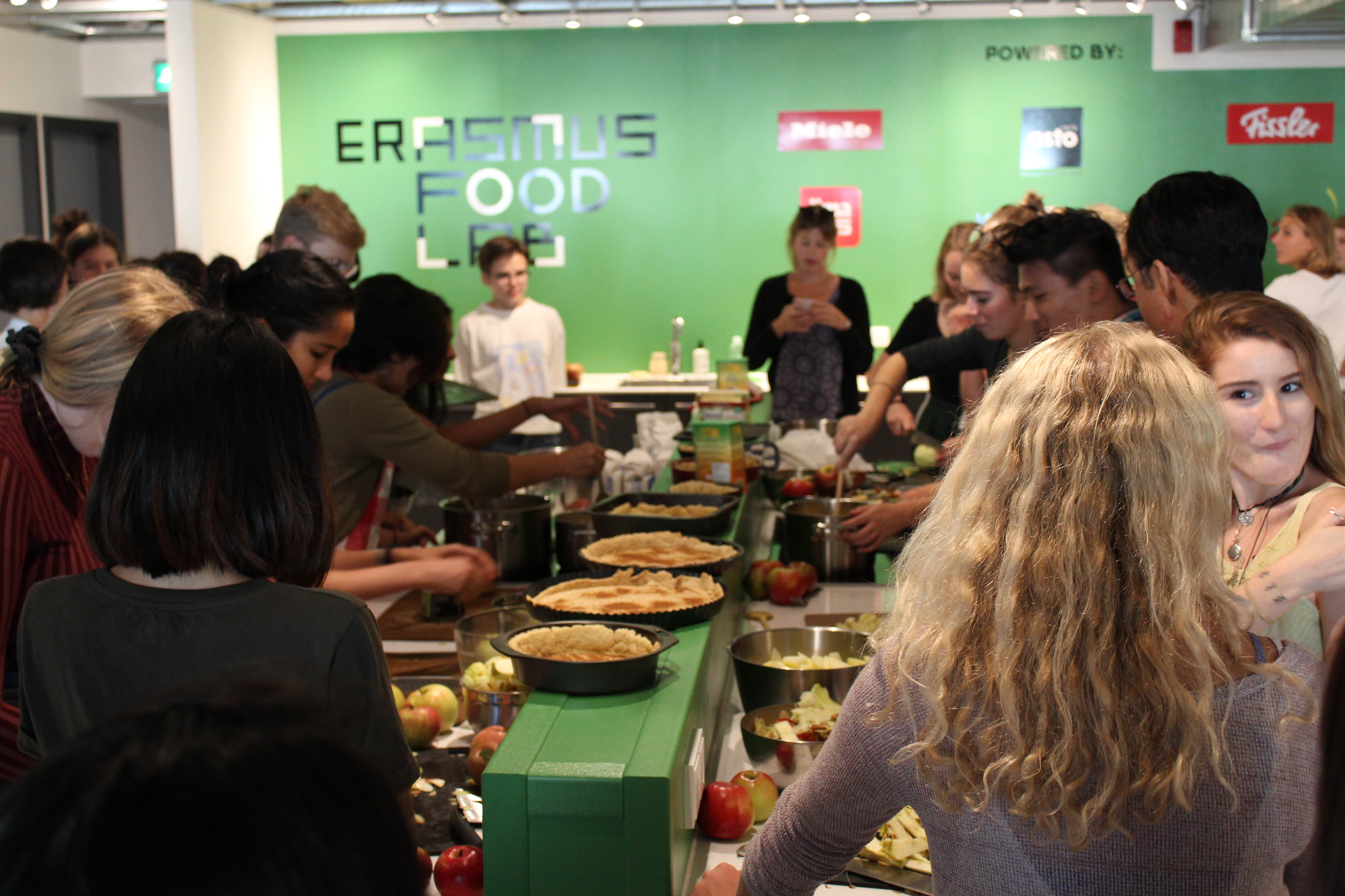 Cooking workshop Erasmus Food Lab