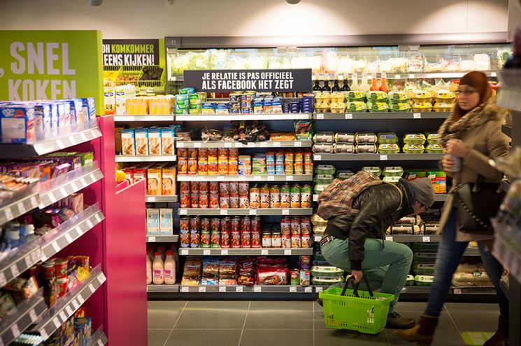 Groceries at Spar supermarket