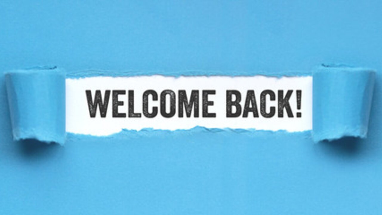 Welcome back pictures