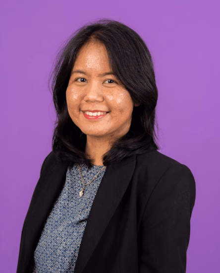 Amalia Hasnida smiling