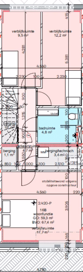 3 person suite upper-floor