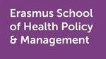Purple logo of ESHPM reading Erasmus School of Health Policy & Management in white letters