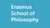 The light blue logo of ESPhil with white letters reading Erasmus School of Philosophy