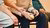 Person holding a stress ball