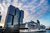Cruise ship docked at Rotterdam