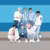 Illustration of K-pop boyband