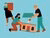 Image of three people holding parts of a house