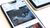 Apple phone with a feed of news items