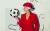 Woman with football