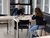 One on one conversation between alumnus and student during career speed date event