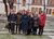 The team of IDEA-net smiling and posing for a picture in Belgrade on a cold day