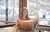 Girl reading newspaper