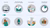 Informed consent icons