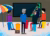 An illustration of teachers in front of a screen at the Education Lab.