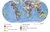 A map of the globe that outlines areas where oil resources lie, including exclusion zones where oil extraction must end.