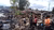 Demolishing work in informal settlements in Mathare