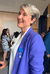 Anne boring wearing a medal