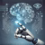 Robot hand with digital images