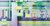 Rectangle blocks in different colours, spread out like a birds eye view of a city