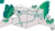 Green folded map illustration with butterfly marker, winding path, and flag at destination