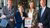v.l.n.r.: Philip Hans Franses (Erasmus School of Economics), Kristel Baele (voorzitter CvB Erasmus Universiteit Rotterdam), Inge Hutter (rector International Institute of Social Studies), Marc Dullaert (voorzitter stichting KidsRights). Foto: Miche
