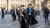 Professors in front of City Hall