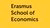 The yellow logo of ESE with black letters reading Erasmus School of Economics