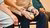 Person holding a stress ball