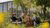 Students sitting at a table at the campus