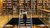 Student in library