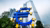 A frog perspective of the European central bank building in Frankfurt