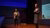 Professor Louise Meijering on stage in Erasmus Pavillion