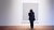 Girl in front of artwork