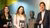 Lizi Burduli, Makhabbat Musssagaliyeva and Philip Hans Franses standing next to each other with the Jan Tinbergen statue