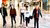 Meet the professor - kinderen lopen door universiteitsgebouw