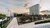 A view of our campus with the faculties flags.