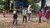 Children playing in a playground.