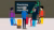Illustration of teachers in front of a screen
