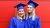 IBCoM alumni Lisanne van Beurden and Mathilde Simon in graduation gowns