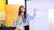 Young woman presenting at the Erasmus Centre for Energy Transition narrative