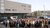 Alumni posing outside HAL4 for a group photo
