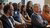 The audience listens attentively to a presentation of Erasmus Centre for Energy Transition narrative