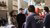 Ambassador talking to a prospective student during the Master Open Day.
