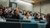 Prospective students in a lecture hall during the Master Open Day.